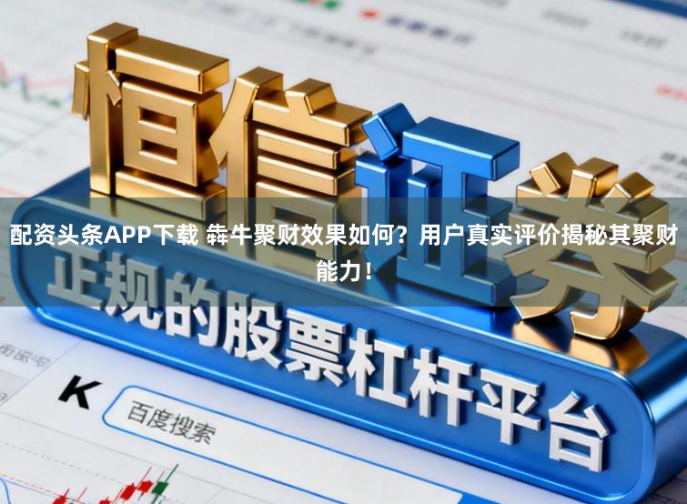 配资头条APP下载 犇牛聚财效果如何？用户真实评价揭秘其聚财能力！